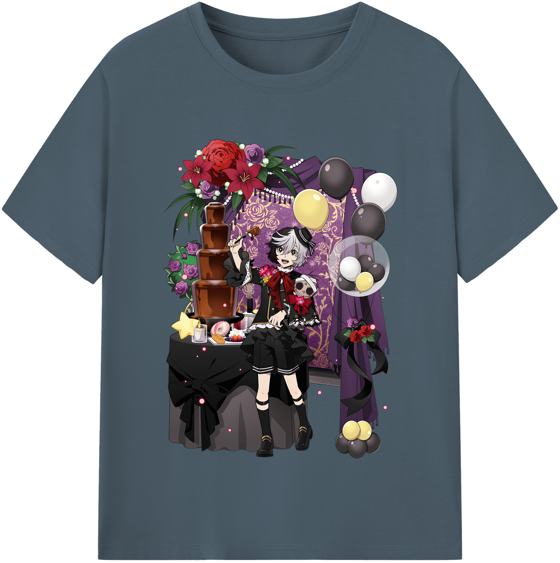 （画像用） 文豪ストレイドッグス Bungo Stray Dogs 綿100％半袖Tシャツ（フロントプリント）